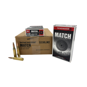 Winchester Match CASE HPBT Ammo