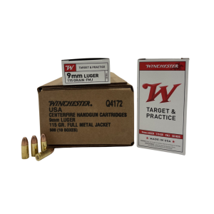 Bulk Winchester Target & Practice CASE FMJ Ammo