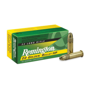 Remington Ammo 22 Golden Bullet HP 21008 .22 LR 36 Gr BPHP 50rds