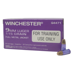 Winchester Purple Contract Overrun Training FMJ Ammo