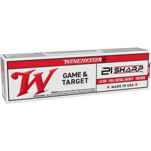 WINCHESTER Ammo Usa21 Usa 21sharp 42gr Full Metal Jacket 100 Per Box/20 Case