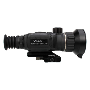 Wave WTS300 Tempest 660D LRF Thermal Black 3.4x60mm Illuminated Multi Reticle, Digital Zoom 13.6x Rapid/Smooth, 640x512, 12 Microns, 50 Hz Resolution