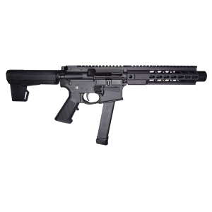 Brigade Firearms A0919011 BM9  9mm Luger 9 331 Black Graphite Black Cerakote Black Pistol Brace 8 Rail