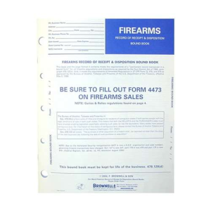 FIREARMS RECORD BOOK
