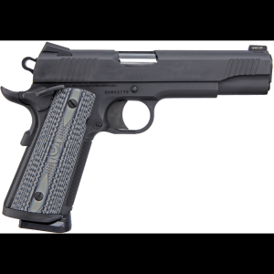 Colt Mfg Government Combat Unit 9mm 5 Barrel 91 Black PVD Black PVD Stainless Steel Black G10 Checkered wScallop Grip Pistol