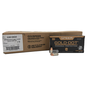 Bulk Speer Gold DOT Personal Protection Luger GDHP Ammo