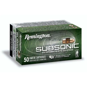 Remington Subsonic Plated HP Ammo