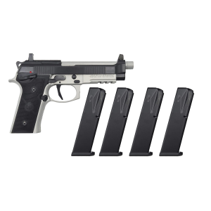 Beretta 92XI SAO 9mm 51 Threaded Barrel 4 10rd Magazines Optics Ready Pistol