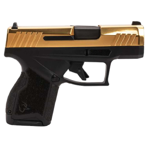 Taurus 1GX4M93110G GX4 30 MicroCompact Frame 9mm 101 338 Satin Black DLC Gold PVD Alloy Steel Slide Black