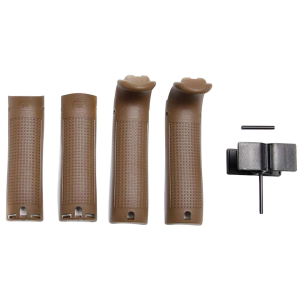 Glock 30819  Backstrap/Beavertail Set Compatible w/ Glock 20/21/40/41 Black Polymer
