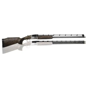 CZ 06582 All American Trap Combo 12 Gauge 32 2 3 Brushed Stainless Fixed wAdjustable Comb Stock Turkish Walnut Right Hand