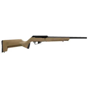 SAVAGE RXR22 16.5 22LR RIFLE 1/2X28 FDE