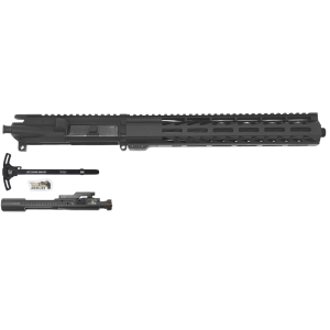 BHA Precision AR-15 12.5 338 ARC, 12 MLOK Handguard, No MB, Black Complete Upper Receiver w/ BCG & CH