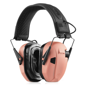 Savior Equipment Apollo Electronic 24dB Hearing Protection Ear Muffs Coral Peach EM-APOLLO-CH