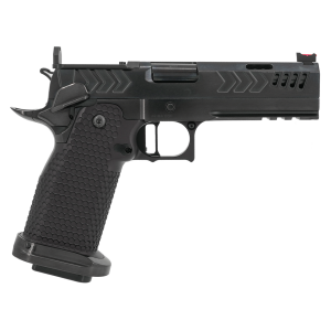 CNC GUNWORKS AKIRA 9mm 46 PORTED BARREL BLACK DLC OPTICS READY PISTOL