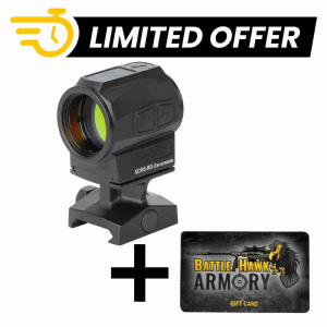 Holosun Holosun Rifle Sight Red Dot 2 MOA Solar Recharging + $25 Gift Card - $229.99 at BattleHawk Armory