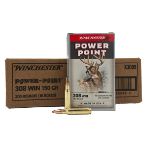 Winchester Ammo X3085 308 Win 150 gr Power-Point (PP) 200rd - Winchester Repeating Arms