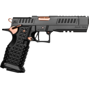 PRESALE ONLY** Jacob Grey Nox 9, 5 Ported & Compensated Barrel, Optics Ready, 2x 10rd Mags, Black Pistol - Jacob Grey Firearms