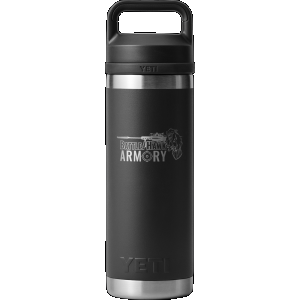 Yeti BattleHawk Armory Custom 18oz Black Rambler Bottle Chug