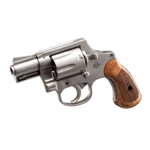 Rock Island 51289 Revolver M206 Spurless SingleDouble 38 Special 2 6 Wood Nickel