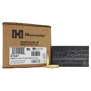 Hornady Black 22 ARC, 75gr ELD Match, 200 rd BOX