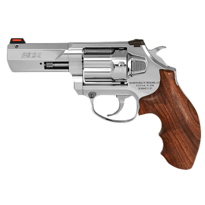 Diamondback DB075AS703 SDR 357 Mag/38 Special +P 6 Shot 3 Stainless Steel Barrel, Polished Stainless Steel Cylinder & Frame, Hogue Wood Grip, Exposed Hammer