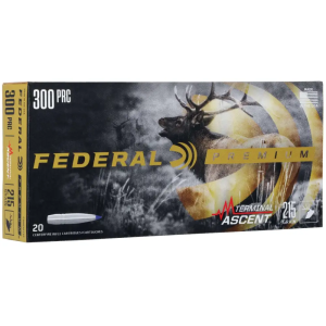 Federal P300PRCTA3 Premium 300 PRC 215 gr Terminal Ascent 20 Bx/ 10 Cs