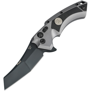 Hogue X5 3.5In Sig Tact Fold Wharncliffe Grey Alum Black G10