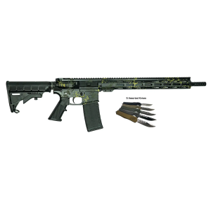 GLFA GL15 LBLK-RIFLE  BUNDLE 223 RIFLE  LICHEN-BLK - Great Lakes Firearms