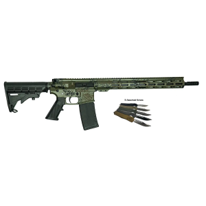 GLFA GL15 LGRN-RIFLE  BUNDLE 223 RIFLE  LICHEN-GRN - Great Lakes Firearms