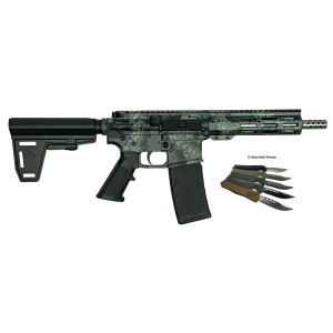 GLFA GL15 LGRY-PISTOL BUNDLE 7.5 BRACE  LICHEN-GRY - Great Lakes Firearms