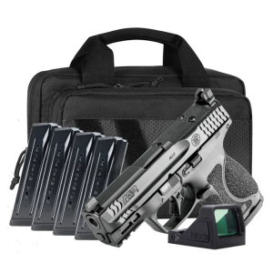 Smith & Wesson Smith & Wesson M&P Compact NTS OR 9mm 15+1rd 3.6 Barrel Viridian RFX11 Green Dot Bundle - $746.40 at BattleHawk Armory
