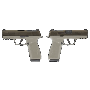 SIG SAUER P365 X-MACRO 9MM PSTL 3.7 2-17RD OR 2 TONE BRONZE/TAN