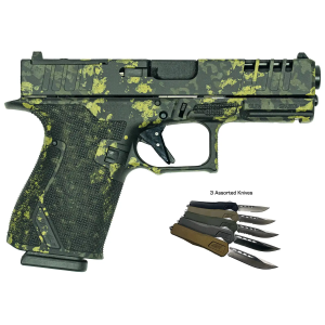 GLFA GL19 LBLK-BUNDLE STRIKER 9MM 4IN LICHEN-BLK