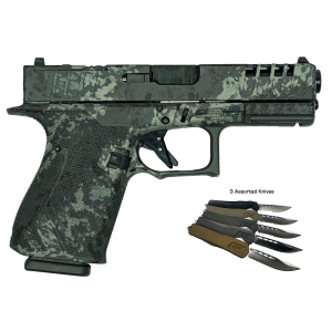 GLFA GL19 LGRY-BUNDLE STRIKER 9MM 4IN LICHEN-GRY