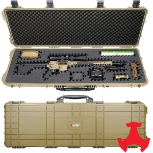 48'' HARD RIFLE CASE WITH RAGAR FOAM INSERT