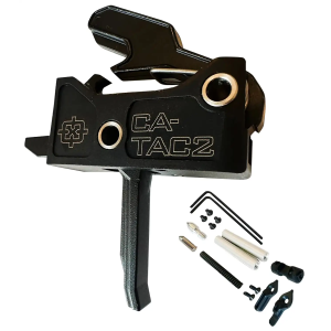 Cross Armory CRAR15TDIBK Tac 2 Flat Faced Black Two-Stage Drop-In