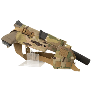 Cole-tac VWX108 Varmint Wrangler XL Pistol Holder Chest Multi-Cam Left Hand