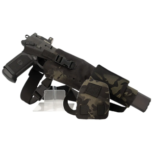 Cole-tac VWX110 Varmint Wrangler XL Pistol Holder Chest MultiCam Black Left Hand