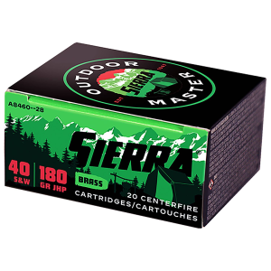 Sierra Outdoor Master Sport JHP Ammo
