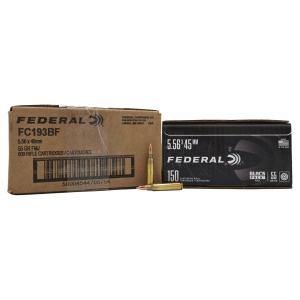5.56 NATO Ammo - Bulk FEDERAL BLACK Ammo FMJ Bulk FEDERAL BLACK FMJ Ammo