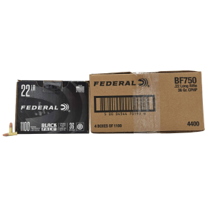 22LR Ammo - Bulk FEDERAL BLACK CP Ammo HP Bulk FEDERAL BLACK CP HP Ammo