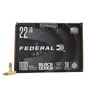 22LR Ammo - Bulk Federal Black CP Ammo HP Bulk Federal Black CP HP Ammo
