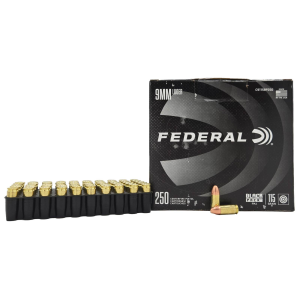 Federal Black Luger FMJ Ammo