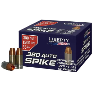 Liberty Spike .380ACP 55gr 20/Bx