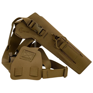 Cole-tac VW202 Varmint Wrangler Pistol Holder Chest Coyote Brown Left Hand