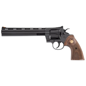 CLT PYTHON 357MAG 8 BLUED WOOD GOLD GRIP 6R - Colt Manufacturing