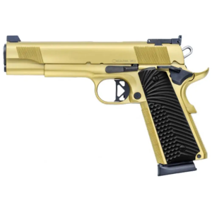 CHIAPPA 1911 EMPIRE GRADE PISTOL 45 AUTO 5IN BARREL 8RD GOLD COMBAT HAMMER/TRIGGER TARGET SIGHTS G10 GRIPS 2-8 RD MAG 440.194