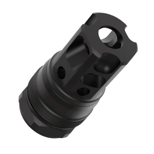 Liberty Precision Machine LPM-2009 Liberty Bell Muzzle Brake Black Stainless Steel 1/2x28 Threads 1.70