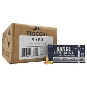 Bulk Fiocchi Range Dynamics Luger Subsonic Case FMJ Ammo